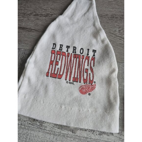 Vtg Infant Size NHL Detroit Red Wings Hat Lot Beanie Newborn 0-3 Months 1990s - Picture 2 of 11